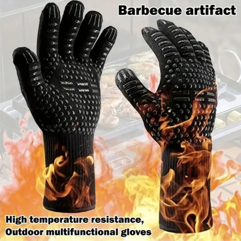 Heat Resistant Glove - Heat Resistant BBQ Gloves Set Ideal