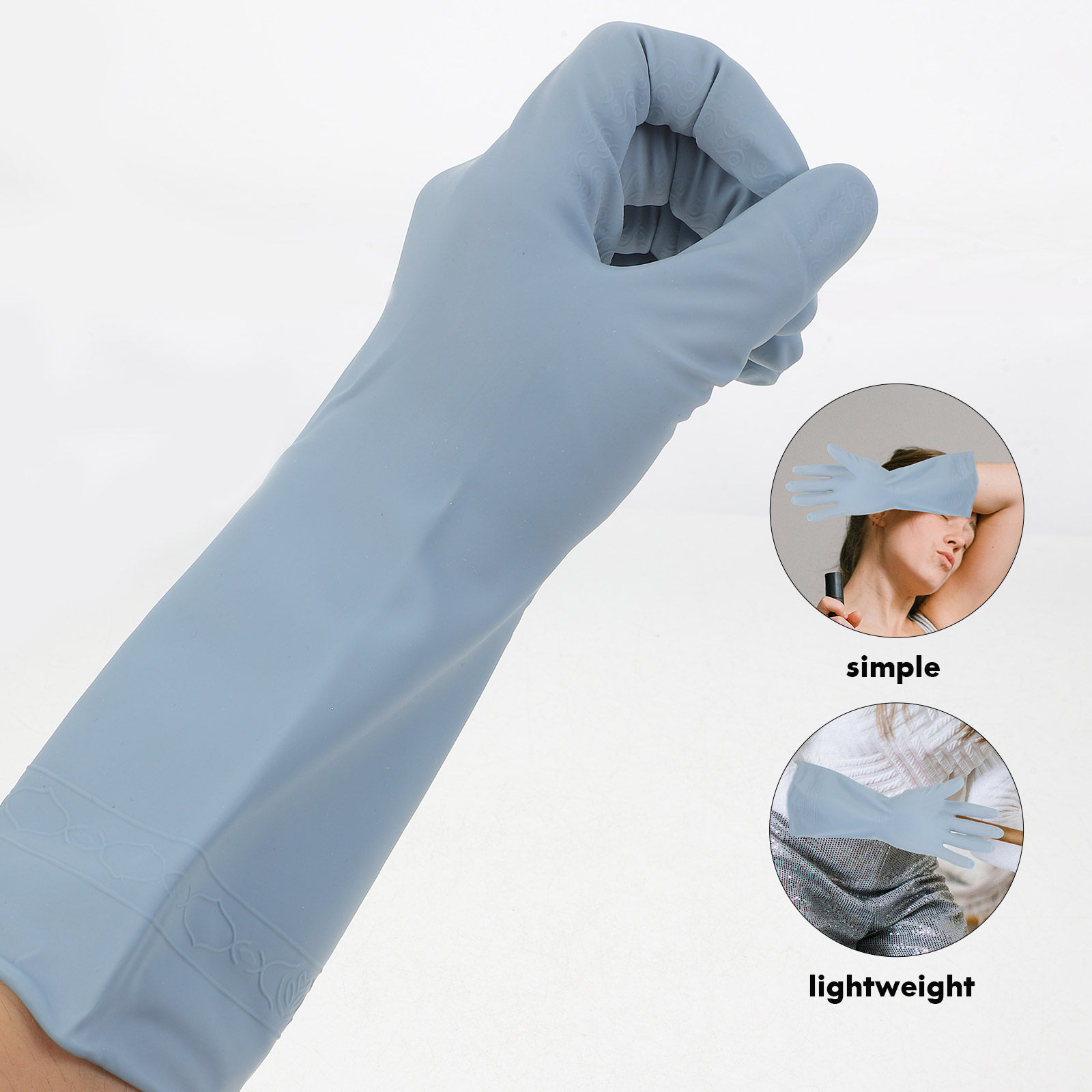 3Pairs Waterproof Rubber Kitch - огляд і ціна Dish Glove Rubber