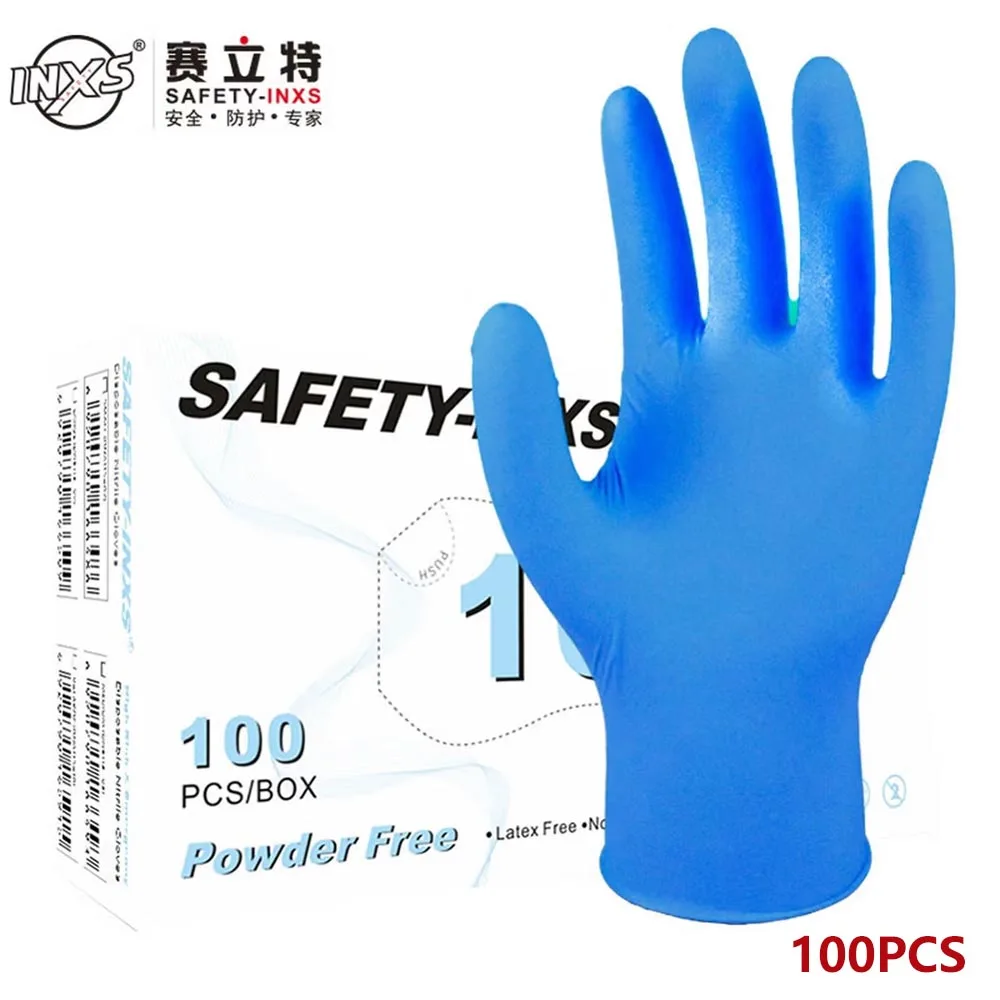100 PCS Blue Nitrile Exam Glov - огляд і ціна Exam Glove Nitrile