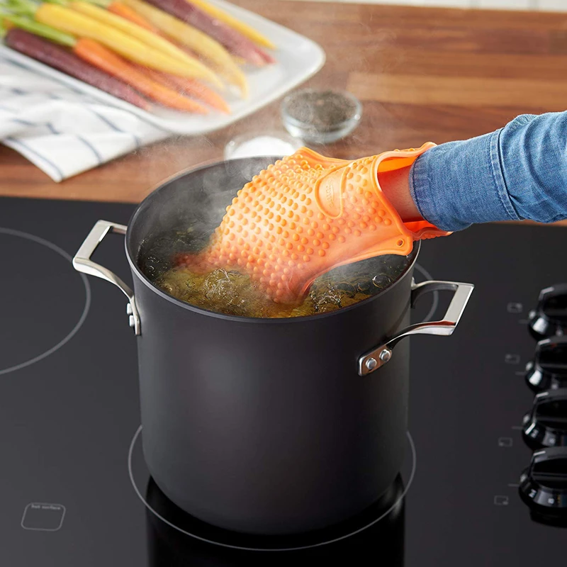 BBQ Silicone Grilling Gloves B - огляд і ціна Oven Mitt Silicone