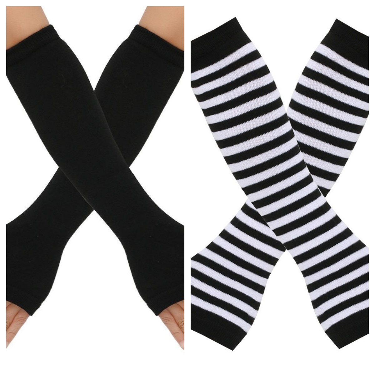 2pairs Warmer Knitted Long Fin - огляд і ціна Fingerless Glove Knit
